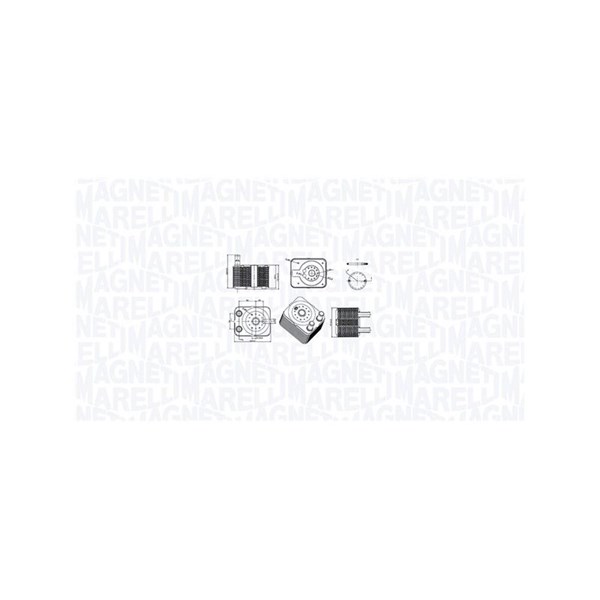 Oljekylare, motor Magneti marelli 350300003100 MAGNETI MARELLI