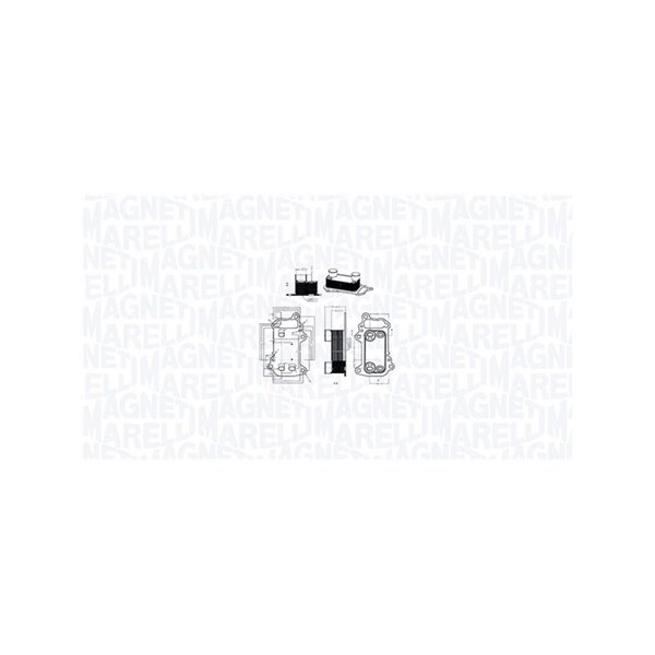 Oljekylare, motor Magneti marelli 350300003900 MAGNETI MARELLI