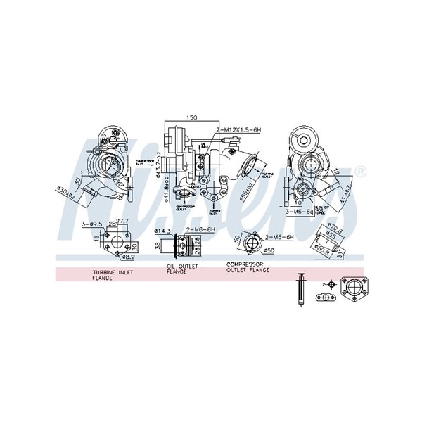 Turbo Nissens 93447 NISSENS