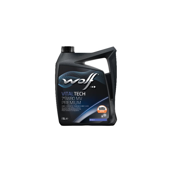 Växellådsolja WOLF Vitaltech 75W-80 MV Premium, 5L WOLF