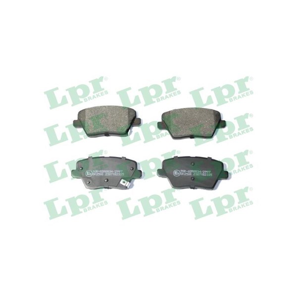 Bromsbeläggsats, Bakaxel Lpr 05P2335 LPR