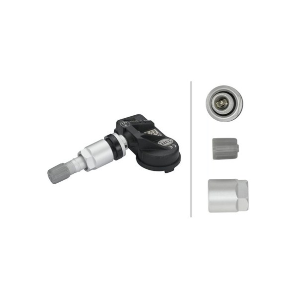 Hjulsensor, däcktryckskontrollsystem (TPMS) Hella 6PP 358 139-471 HELLA