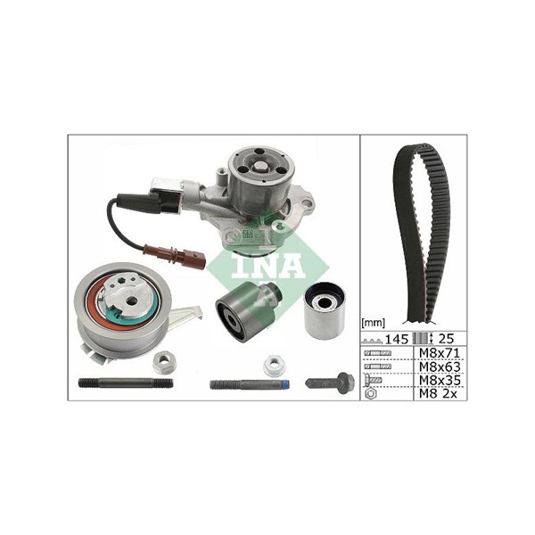 Kamremskit med vattenpump Ina 530 0699 30 INA