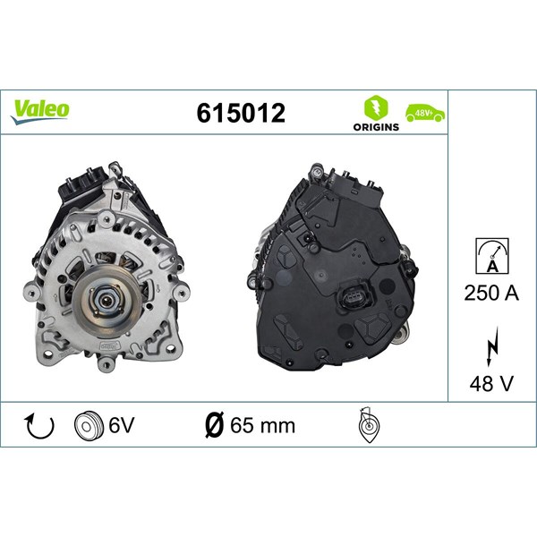 Startgenerator 48V 250A Valeo 615012 VALEO