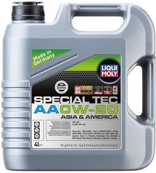 Motorolja LIQUI MOLY Special Tec AA 0W-20, 4L LIQUI MOLY LIQUI MOLY
