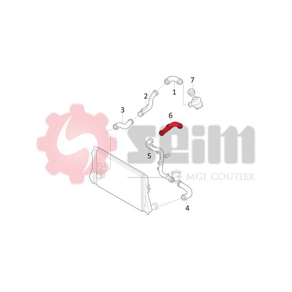 Laddluftslang Seim 981031 SEIM