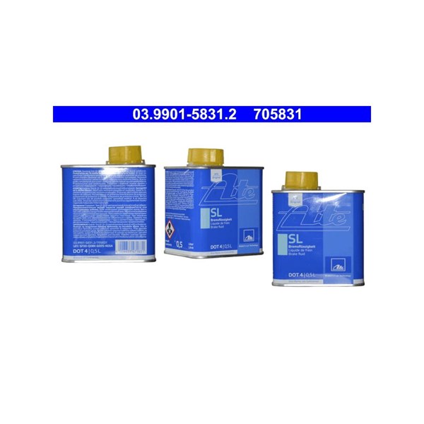Bromsvätska ATE SL DOT 4, 0,5L, Universal Ate 03.9901-5831.2 ATE