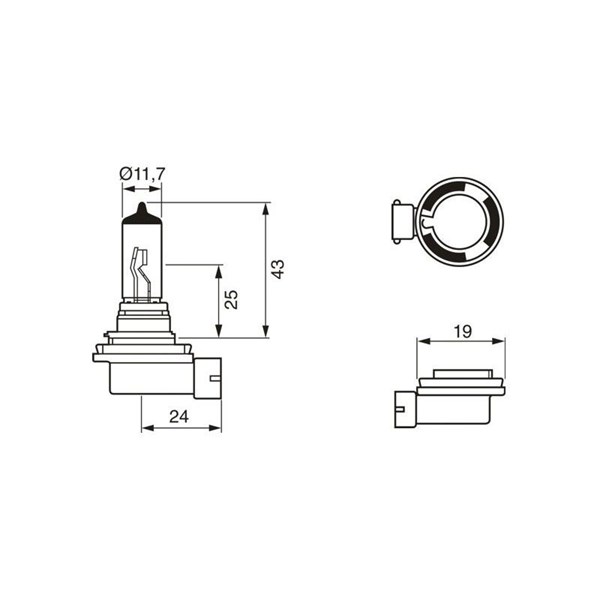 Halogenlampa BOSCH Trucklight WS PGJ19-2 Bosch 1 987 302 481 BOSCH Halogenlampa BOSCH Trucklight WS PGJ19-2 Bosch 1 987 302 481 BOSCH