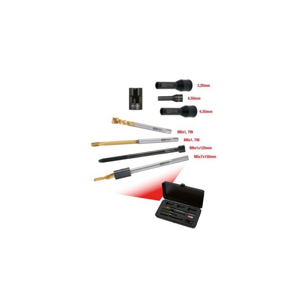 Demonteringsverktygssats, glödstift, Universal Ks tools 152.1020 KS TOOLS
