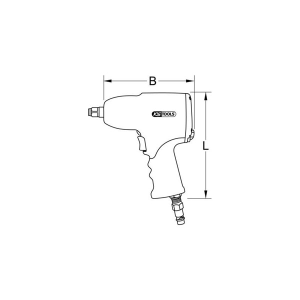 Mutterdragera (tryckluft), Universal Ks tools 515.1200 KS TOOLS
