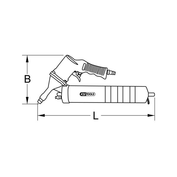 Fettpress (tryckluft), Universal Ks tools 515.3900 KS TOOLS