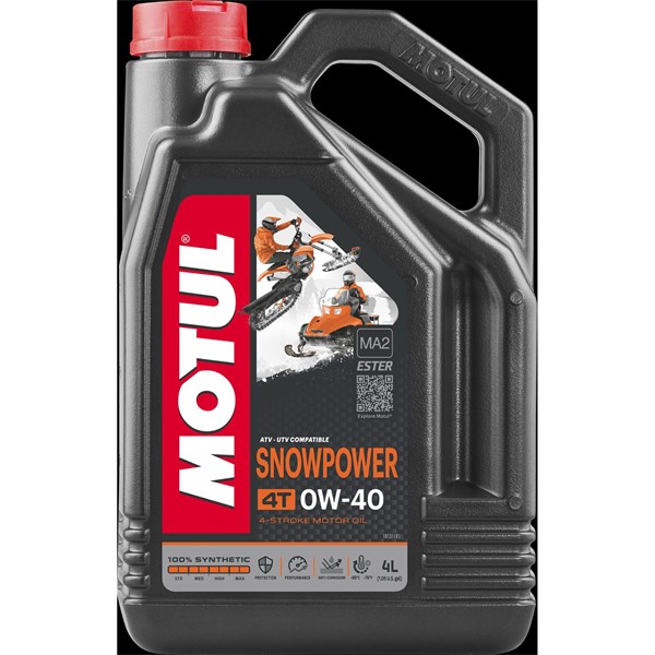 MC Motorolja Motul SNOWPOWER 4T 0W-40, 4L, Universal MOTUL