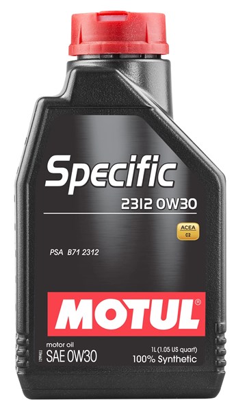 MOTOROLJA MOTUL SPECIFIC 2312 0W-30 C2, 1L Motul 106413 MOTUL