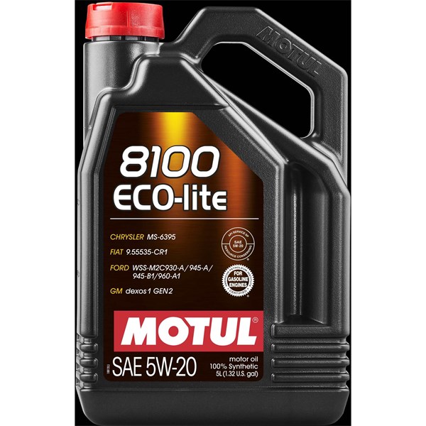 Motorolja Motul 8100 ECO-LITE 5W-20. 5L, Universal MOTUL
