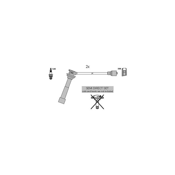 Tändkabelsats Hitachi 134987 HITACHI
