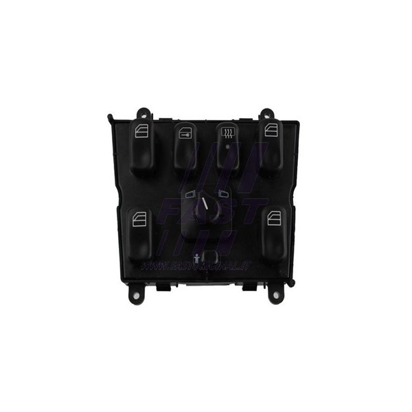 Brytare, fönsterhiss 12V, Förarsida Fast FT09005 FAST