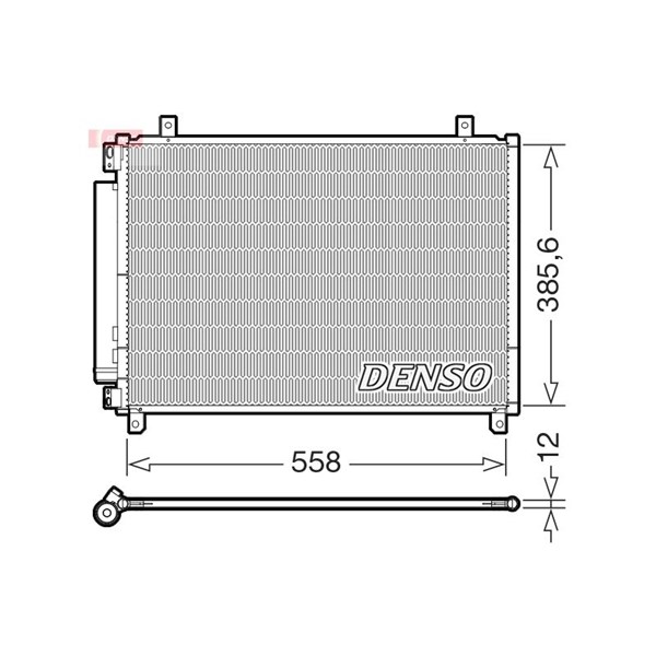 Kondensor, klimatanläggning Denso DCN47012 DENSO