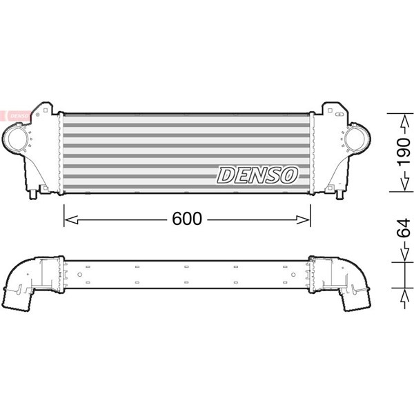 Intercooler Denso DIT12005 DENSO