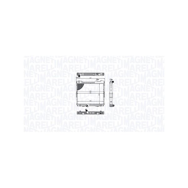 Kylare, motorkylning Magneti marelli 350213213500 MAGNETI MARELLI