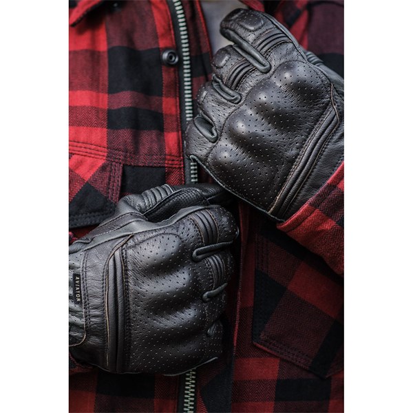 MC herrhandskar Short SHIMA AVIATOR M Black SHIMA SHIMA