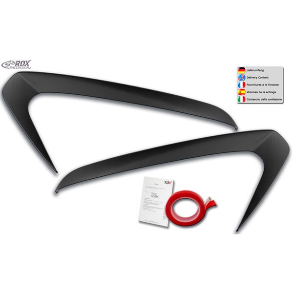 Strålkastarspoilers Rdx racedesign RD KSK07 RDX Racedesign Strålkastarspoilers Rdx racedesign RD KSK07 RDX Racedesign
