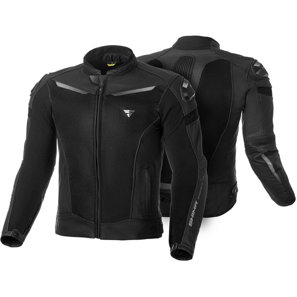 MC Herr LÄDER MESH jacka SHIMA PISTON Svart-48 Shima PISTON-MEN-4 SHIMA