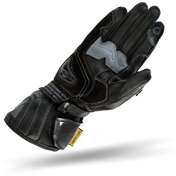 MC herrhandskar Long SHIMA STR Black S Shima STR-BLACK-S SHIMA