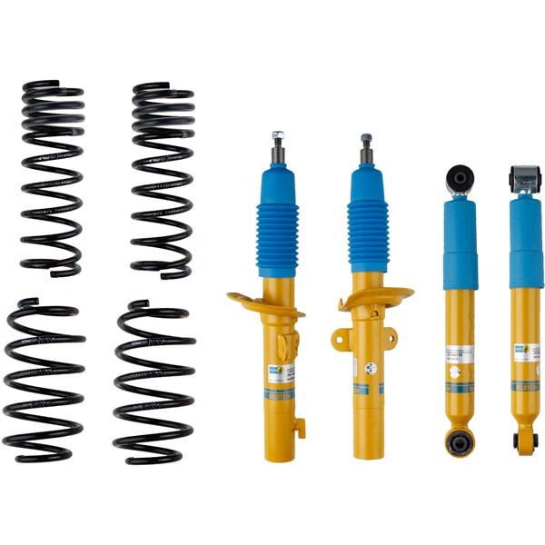 Upphängningssats, fjädrar, stötdämpare, Framaxel, Bakaxel Bilstei Bilstein
