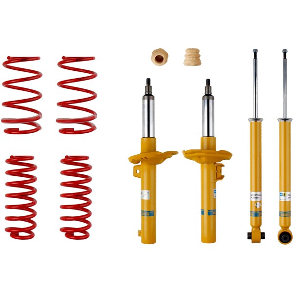 Upphängningssats, fjädrar, stötdämpare, Framaxel, Bakaxel Bilstei Bilstein