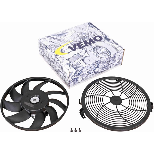 Fläkt, kylare 12V, Vänster