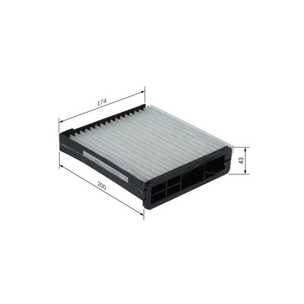 Kupefilter Bosch 1 987 435 093 BOSCH