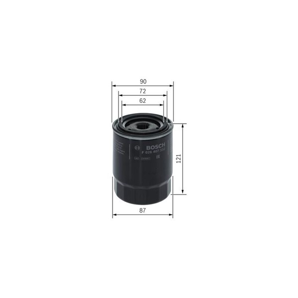 Oljefilter Bosch F 026 407 332 BOSCH