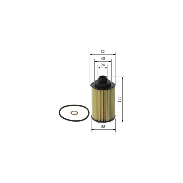 Oljefilter Bosch F 026 407 348 BOSCH Oljefilter Bosch F 026 407 348 BOSCH