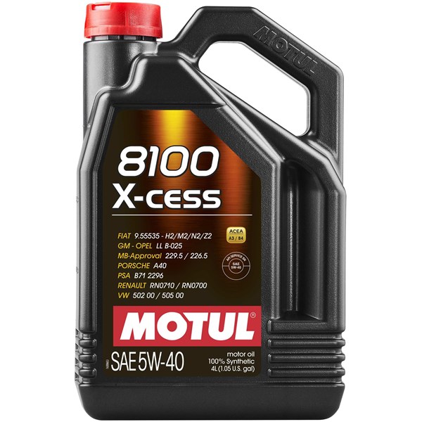 MOTOROLJA MOTUL 8100 X-CESS 5W-40 A3/B4, 4L MOTUL