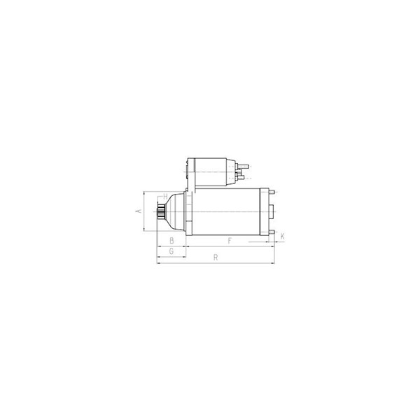 Startmotor 12V Hc-cargo 116261 HC-Cargo