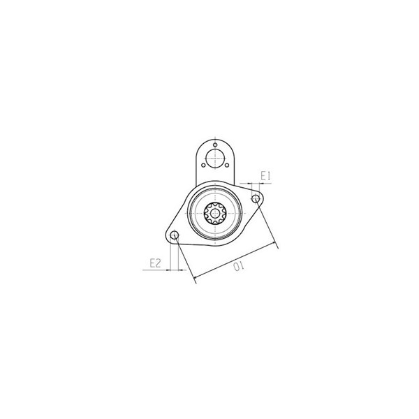 Startmotor 12V Hc-cargo 116261 HC-Cargo