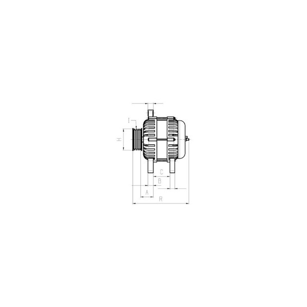 Generator 14V 80A Hc-cargo 116494 HC-Cargo