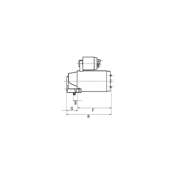 Startmotor 12V Hc-cargo 116708 HC-Cargo