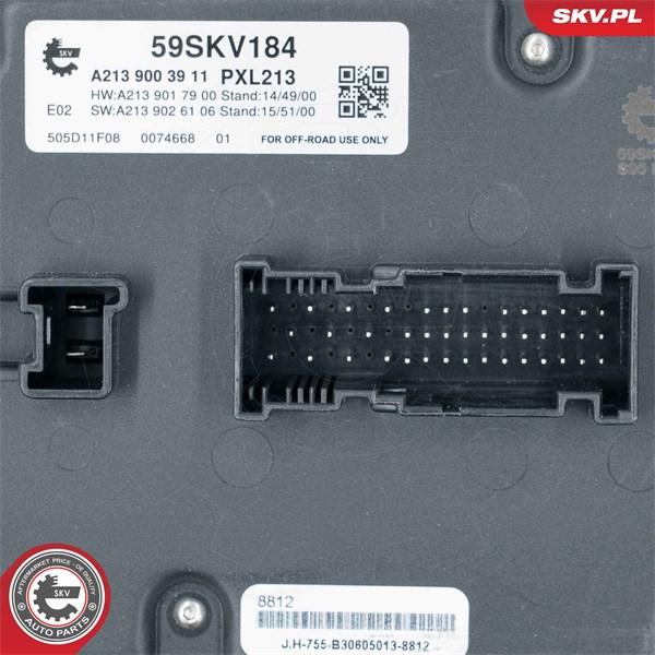 Kontrollenhet, belysning, Fram, Höger, Vänster Esen skv 59SKV184 ESEN SKV Kontrollenhet, belysning, Fram, Höger, Vänster Esen skv 59SKV184 ESEN SKV