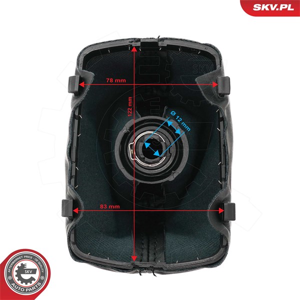 Växelspaksknopp Esen skv 63SKV407 ESEN SKV