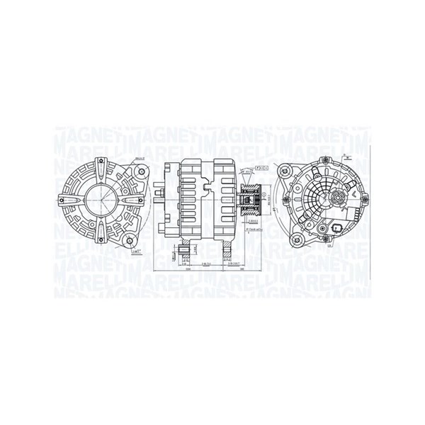 Generator 12V 150A Magneti marelli 063736381010 MAGNETI MARELLI