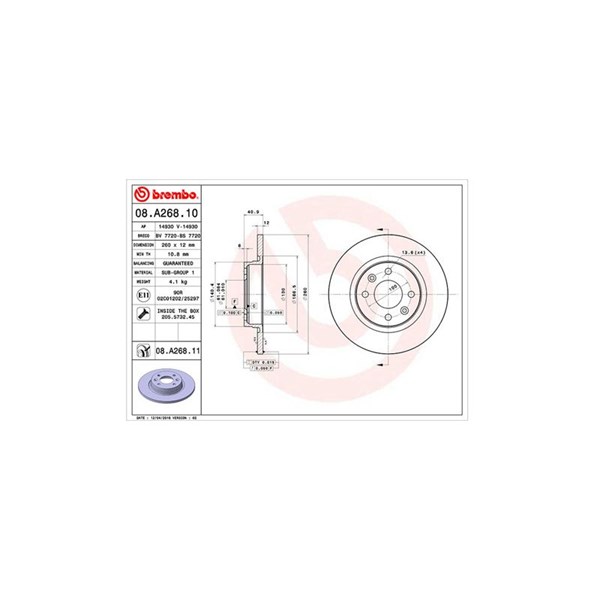 Bromsskiva Solid, Framaxel Magneti marelli 360406061300 MAGNETI MARELLI