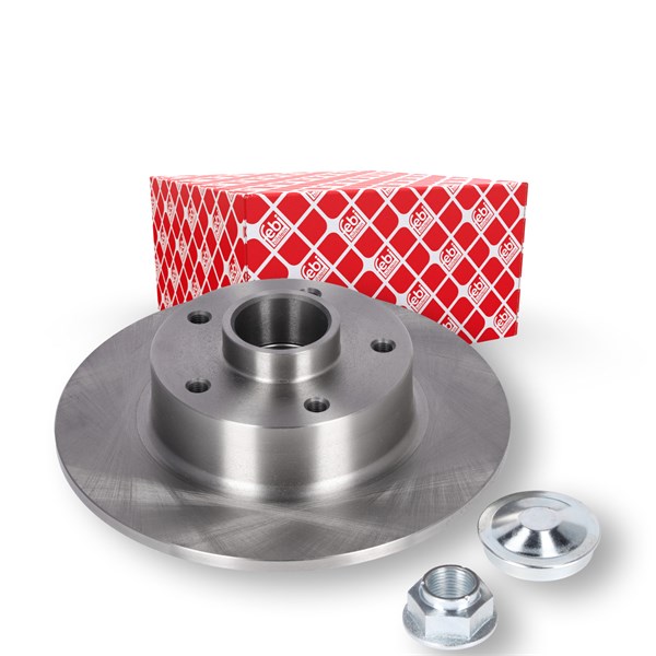 Bromsskiva Solid, Bakaxel Febi bilstein 180024 FEBI BILSTEIN