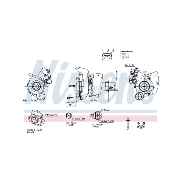 Turbo Nissens 93328 NISSENS