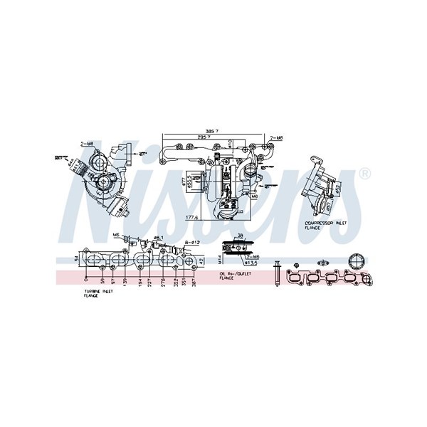 Turbo Nissens 93505 NISSENS