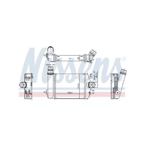 Intercooler Nissens 961313 NISSENS
