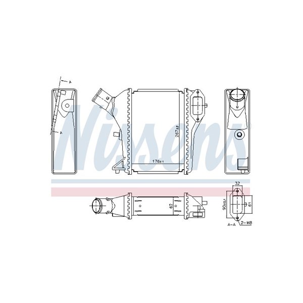Intercooler NISSENS