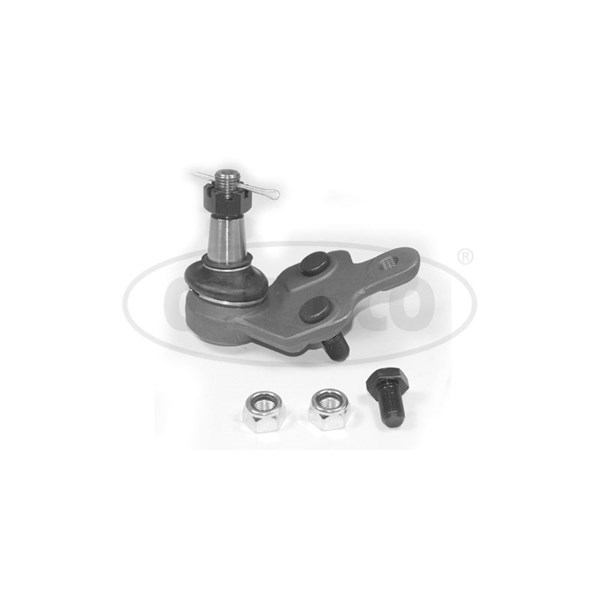 Kulled / Spindelled, Nedre framaxel, framaxel höger Corteco 49400 CORTECO