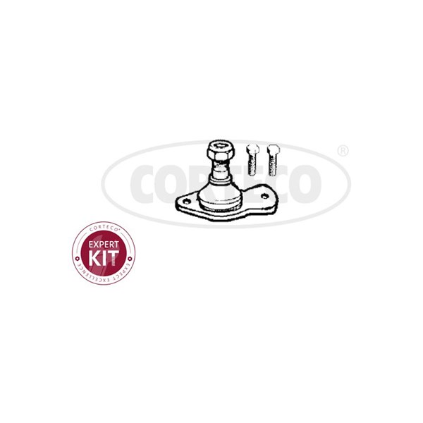 Kulled / Spindelled, framaxel höger, framaxel vänster Corteco 494 CORTECO