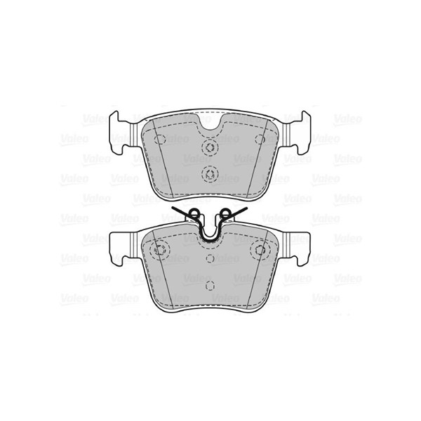 Bromsbeläggsats, Bakaxel, Framaxel Valeo 601473 VALEO Bromsbeläggsats, Bakaxel, Framaxel Valeo 601473 VALEO